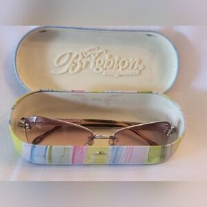 BRIGHTON Juanita Womens Rectangular Designer Sunglassea